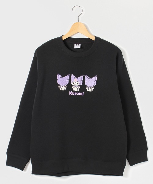 sanrio（サンリオ）の「【Sanrio/サンリオ】裏起毛サガラ刺繍トレーナー（スウェット・レディース・イエロー/ブルー/オートミール/ブラック・M/L）」の2枚目の写真