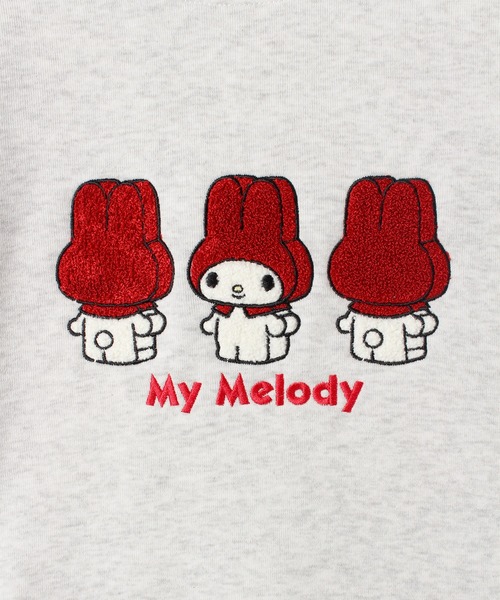 sanrio（サンリオ）の「【Sanrio/サンリオ】裏起毛サガラ刺繍トレーナー（スウェット・レディース・イエロー/ブルー/オートミール/ブラック・M/L）」の18枚目の写真