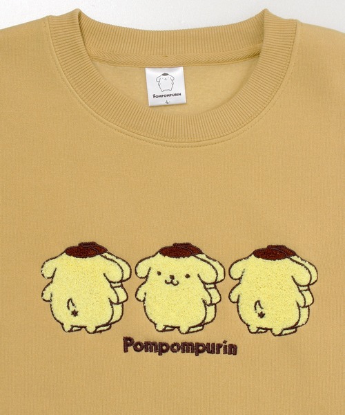 sanrio（サンリオ）の「【Sanrio/サンリオ】裏起毛サガラ刺繍トレーナー（スウェット・レディース・イエロー/ブルー/オートミール/ブラック・M/L）」の9枚目の写真