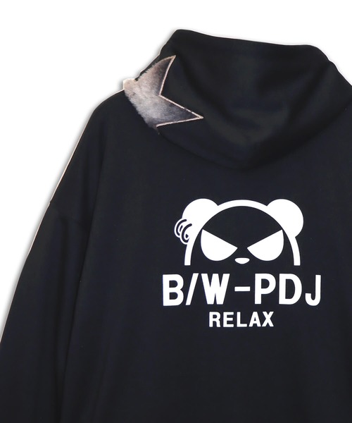 PANDIESTA（パンディエスタ）の「B/W-PDJ RELAX  / ファーアップリケルーズパーカー(M2)（パーカー・メンズ・ホワイト/ブラック・L/M/XL）」の12枚目の写真