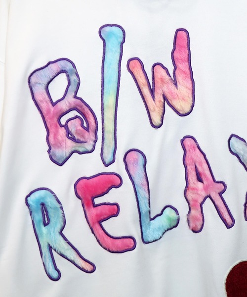 PANDIESTA（パンディエスタ）の「B/W-PDJ RELAX  / ファーアップリケルーズパーカー(M2)（パーカー・メンズ・ホワイト/ブラック・L/M/XL）」の16枚目の写真