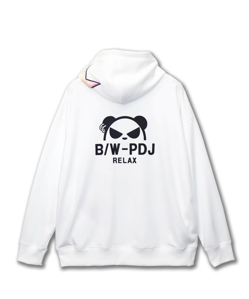 PANDIESTA（パンディエスタ）の「B/W-PDJ RELAX  / ファーアップリケルーズパーカー(M2)（パーカー・メンズ・ホワイト/ブラック・L/M/XL）」の19枚目の写真