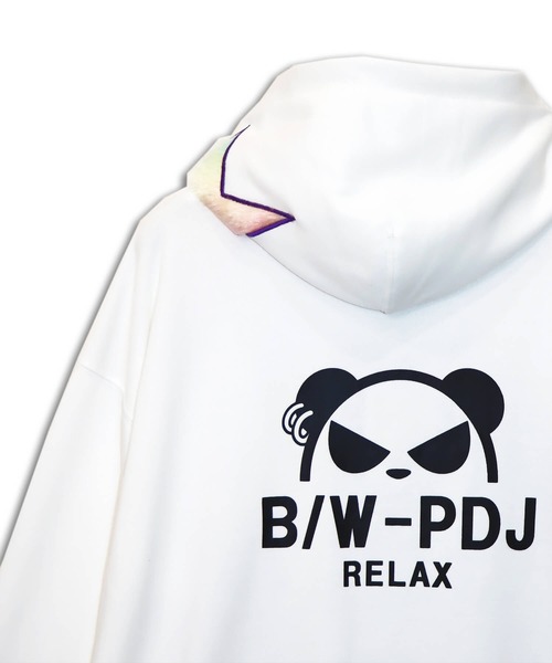 PANDIESTA（パンディエスタ）の「B/W-PDJ RELAX  / ファーアップリケルーズパーカー(M2)（パーカー・メンズ・ホワイト/ブラック・L/M/XL）」の20枚目の写真