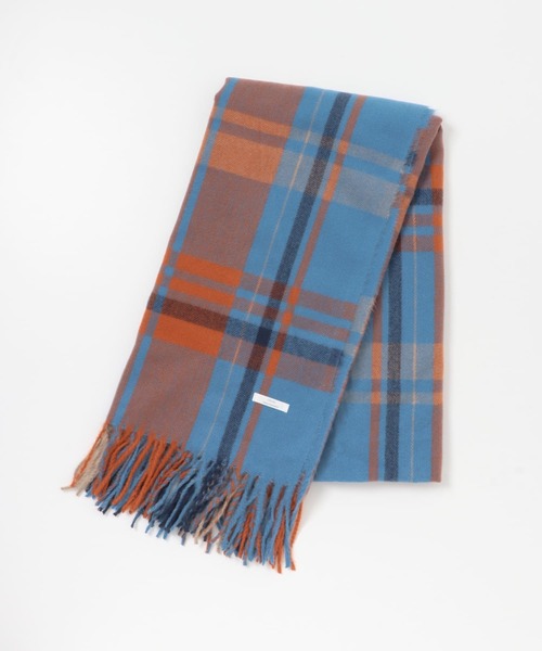 ITEMS URBANRESEARCH（アイテムズ アーバンリサーチ）の「チェックストール（マフラー・レディース・グリーン/パープル/レッド/ネイビー/ブルー・-）」の11枚目の写真