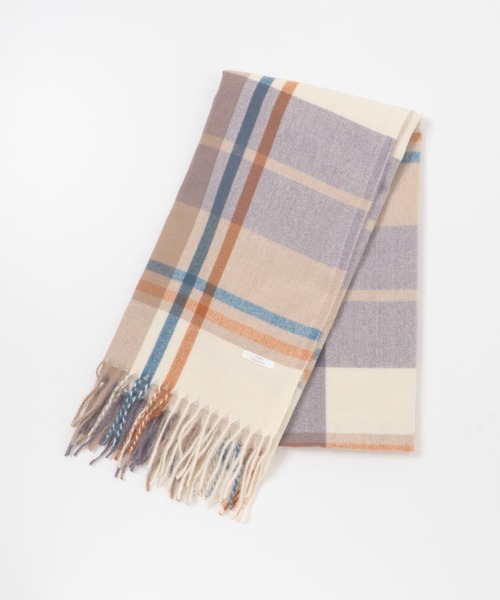 ITEMS URBANRESEARCH（アイテムズ アーバンリサーチ）の「チェックストール（マフラー・レディース・グリーン/パープル/レッド/ネイビー/ブルー・-）」の12枚目の写真