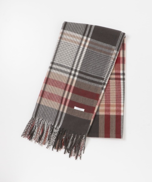 ITEMS URBANRESEARCH（アイテムズ アーバンリサーチ）の「チェックストール（マフラー・レディース・グリーン/パープル/レッド/ネイビー/ブルー・-）」の13枚目の写真