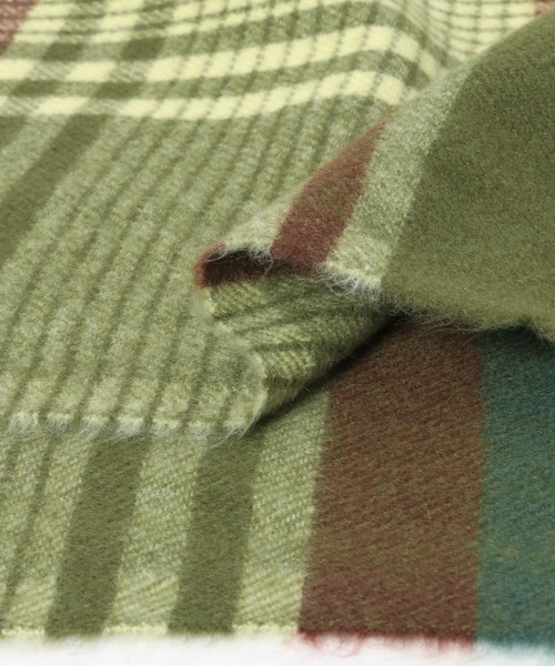 ITEMS URBANRESEARCH（アイテムズ アーバンリサーチ）の「チェックストール（マフラー・レディース・グリーン/パープル/レッド/ネイビー/ブルー・-）」の17枚目の写真