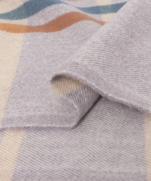 ITEMS URBANRESEARCH（アイテムズ アーバンリサーチ）の「チェックストール（マフラー・レディース・グリーン/パープル/レッド/ネイビー/ブルー・-）」の19枚目の写真