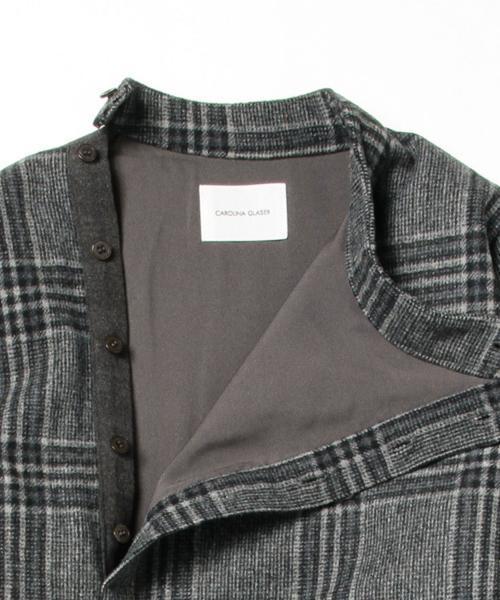 CAROLINA GLASER（カロリナ グレイサー）の「CAROLINA GLASER / チェックベルト ワンピース（ワンピース・レディース・グレー・ONE SIZE）」の12枚目の写真