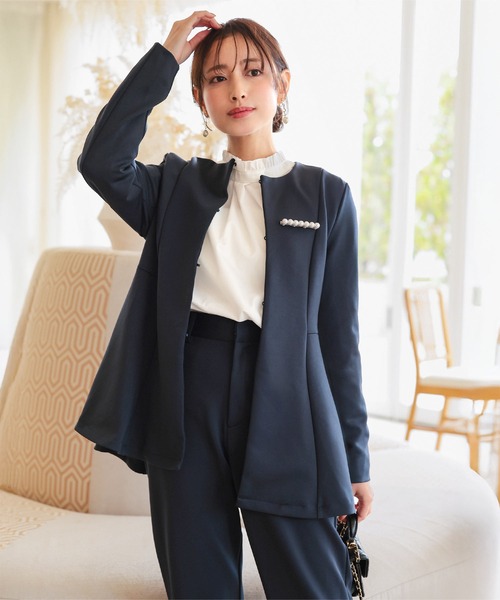 セール】[ セレモニー ] [ 低身長向けサイズ ] ペプラム