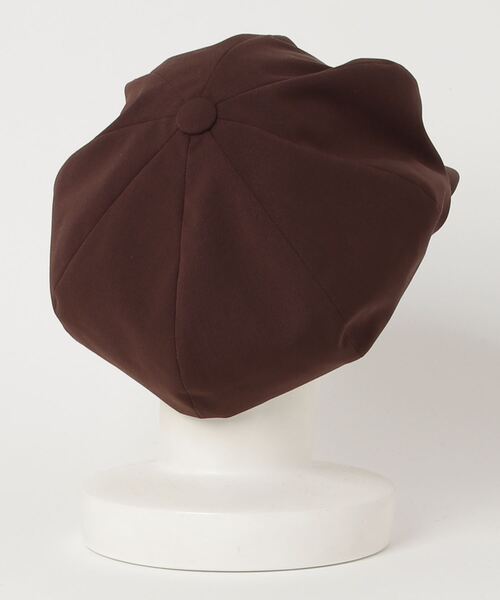 KIJIMA TAKAYUKI（キジマ　タカユキ）の「KIJIMA TAKAYUKI / キジマ タカユキ：別注 CASQUETTE -wool-：23201-RA[RIP]（キャスケット・メンズ・ブラック/ブラウン・2/3）」の3枚目の写真