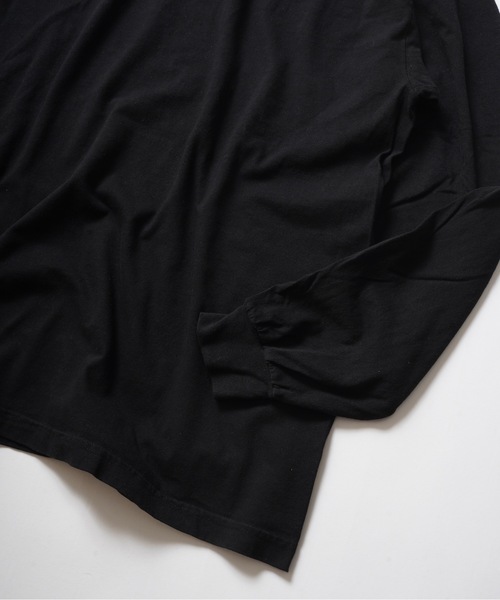 LOS ANGELES APPAREL（ロサンゼルスアパレル）の「【Los Angeles Apparel /ロサンゼルス アパレル】 Long Sleeve Grmnt Dye CrewNeck 6.5oz　1807GD　ヘビーウェイト ロンT   MADE IN USA（Tシャツ/カットソー・メンズ・ブラック/ホワイト/ライトグレー/ブラック系その他/ライトグリーン/グレー・MEDIUM/X-LARGE/LARGE/SMALL/XX-LARGE）」の16枚目の写真