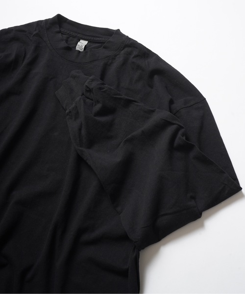 LOS ANGELES APPAREL（ロサンゼルスアパレル）の「【Los Angeles Apparel /ロサンゼルス アパレル】 Long Sleeve Grmnt Dye CrewNeck 6.5oz　1807GD　ヘビーウェイト ロンT   MADE IN USA（Tシャツ/カットソー・メンズ・ブラック/ホワイト/ライトグレー/ブラック系その他/ライトグリーン/グレー・MEDIUM/X-LARGE/LARGE/SMALL/XX-LARGE）」の17枚目の写真