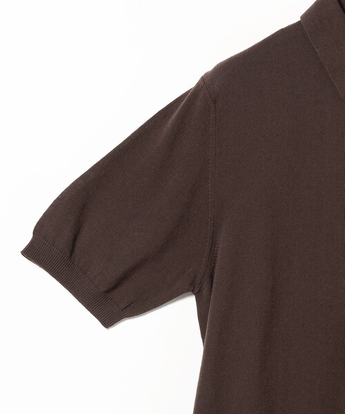 MORGANO × BEAMS F / 別注 コットン ショートスリーブ ニット ポロシャツ