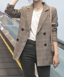 Miniministore(ミニミニストア)のグレンチェック ジャケット レディース秋(テーラードジャケット)