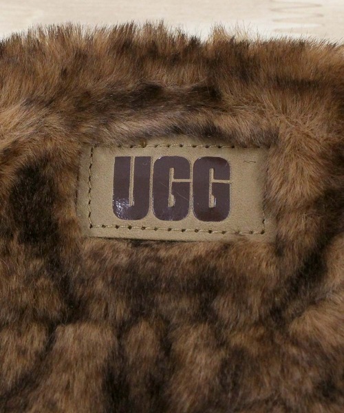 UGG（アグ）の「UGG フェイクファー フィンガーレスグローブ W FAUX FUR FINGERLESS（手袋・レディース・ブラック/ナチュラル・S/M/L/XL）」の5枚目の写真