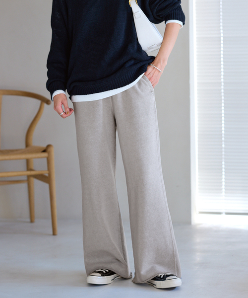 FRAMeWORK（フレームワーク）の「SWEATパンツ（スウェットパンツ・レディース・アイボリー/グレー/ライトグリーン・36/38）」の7枚目の写真