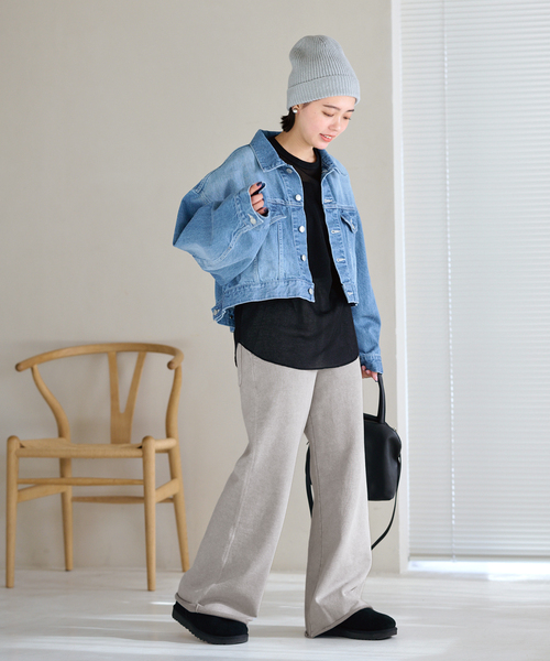 FRAMeWORK（フレームワーク）の「SWEATパンツ（スウェットパンツ・レディース・アイボリー/グレー/ライトグリーン・36/38）」の13枚目の写真