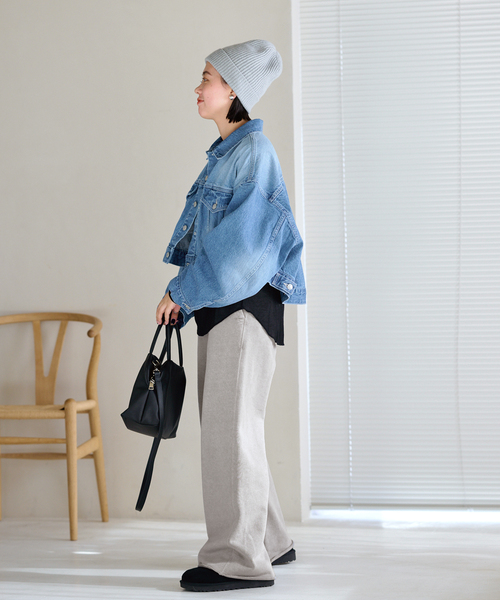 FRAMeWORK（フレームワーク）の「SWEATパンツ（スウェットパンツ・レディース・アイボリー/グレー/ライトグリーン・36/38）」の14枚目の写真