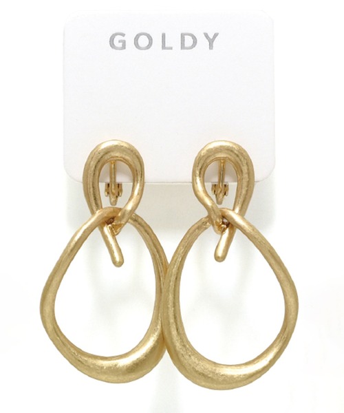 SETUP7(セットアップセブン)の「【GOLDY】メタル ツイスト フープ イヤリング 2220502 / CS-2311(イヤリング・レディース・ゴールド系その他2/シルバー系その他/シルバー/ゴールド・FREE)」の4枚目の写真