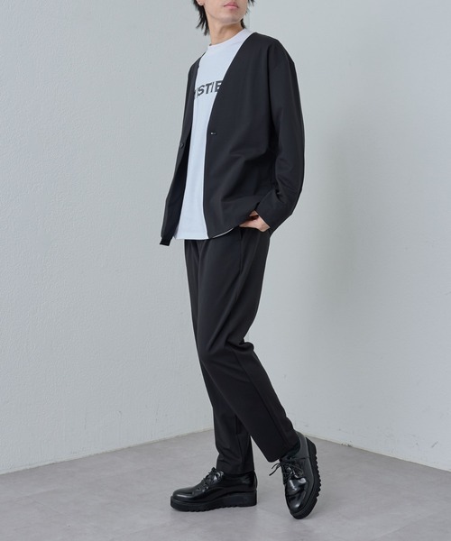 COLONY 2139（コロニートゥーワンスリーナイン）の「コンフォートノーカラージャケット（ノーカラージャケット・メンズ・ブラック/ネイビー・LARGE/MEDIUM/X-LARGE）」の15枚目の写真