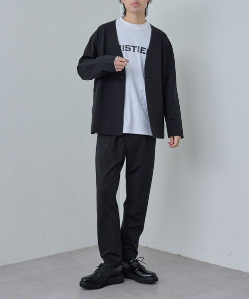 COLONY 2139（コロニートゥーワンスリーナイン）の「コンフォートノーカラージャケット（ノーカラージャケット・メンズ・ブラック/ネイビー・LARGE/MEDIUM/X-LARGE）」の16枚目の写真