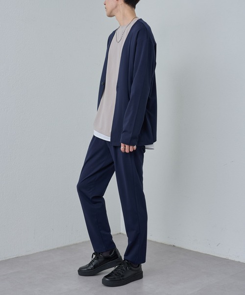 COLONY 2139（コロニートゥーワンスリーナイン）の「コンフォートノーカラージャケット（ノーカラージャケット・メンズ・ブラック/ネイビー・LARGE/MEDIUM/X-LARGE）」の18枚目の写真