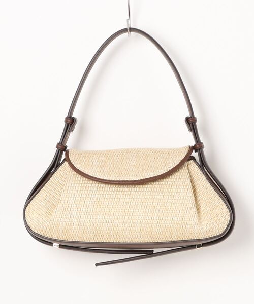 LE VERNIS（ル・ベルニ）の「FOSSETE BAG（ショルダーバッグ・レディース・ブラック/ベージュ・ONE SIZE）」の8枚目の写真