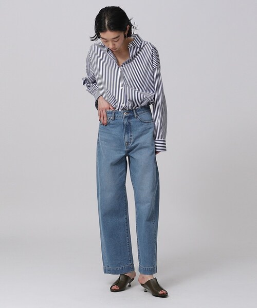 GALLEST（ギャレスト）の「ワイドデニムパンツ（デニムパンツ・レディース・アイボリー/ライトブルー/グレー・40/38/36）」の7枚目の写真