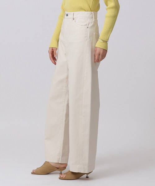 GALLEST（ギャレスト）の「ワイドデニムパンツ（デニムパンツ・レディース・アイボリー/ライトブルー/グレー・40/38/36）」の9枚目の写真