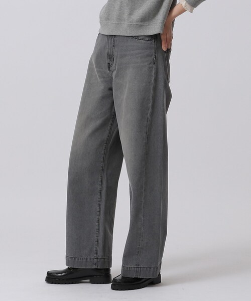GALLEST（ギャレスト）の「ワイドデニムパンツ（デニムパンツ・レディース・アイボリー/ライトブルー/グレー・40/38/36）」の12枚目の写真