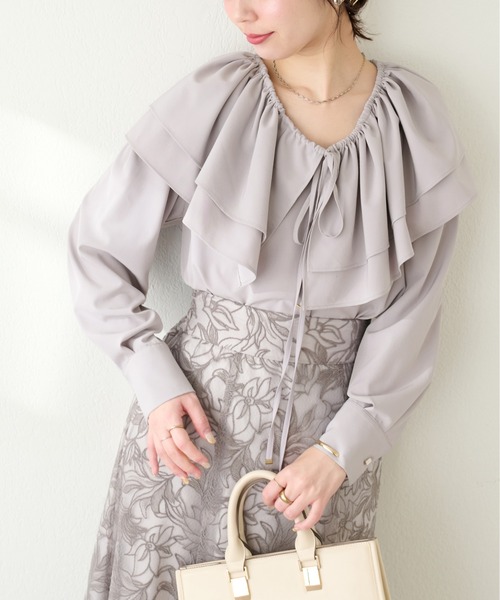 ナチュラルクチュール osonoマルチWAYケープコート natural couture osonoマルチWAYケープフリルコート : ZOZOTOWN