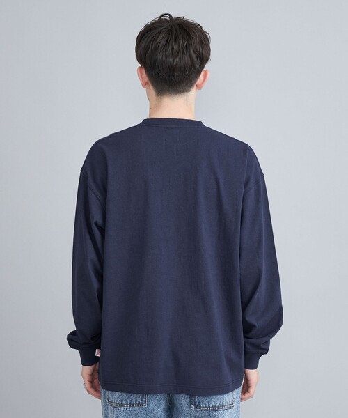 セール】ワンポイントベア刺繍ロングスリーブTシャツ（Tシャツ