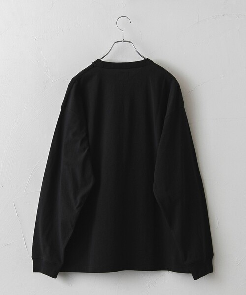 セール】ワンポイントベア刺繍ロングスリーブTシャツ（Tシャツ