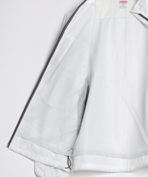 United Athle（ユナイテッドアスレ）の「【United Athle】マイクロリップストップ スタンド ジャケット（裏地付) 撥水・防風 7068（ナイロンジャケット・メンズ・ライム/レッド/ホワイト/ウッドランド/ネイビー/ブラック/ブルー/シルバー/オレンジ・XXL/L/M/S/XL）」の10枚目の写真