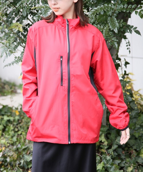 United Athle（ユナイテッドアスレ）の「【United Athle】マイクロリップストップ スタンド ジャケット（裏地付) 撥水・防風 7068（ナイロンジャケット・メンズ・ライム/レッド/ホワイト/ウッドランド/ネイビー/ブラック/ブルー/シルバー/オレンジ・XXL/L/M/S/XL）」の6枚目の写真