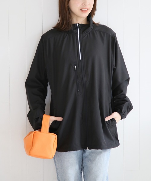 United Athle（ユナイテッドアスレ）の「【United Athle】マイクロリップストップ スタンド ジャケット（裏地付) 撥水・防風 7068（ナイロンジャケット・メンズ・ライム/レッド/ホワイト/ウッドランド/ネイビー/ブラック/ブルー/シルバー/オレンジ・XXL/L/M/S/XL）」の12枚目の写真