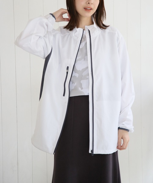 United Athle（ユナイテッドアスレ）の「【United Athle】マイクロリップストップ スタンド ジャケット（裏地付) 撥水・防風 7068（ナイロンジャケット・メンズ・ライム/レッド/ホワイト/ウッドランド/ネイビー/ブラック/ブルー/シルバー/オレンジ・XXL/L/M/S/XL）」の16枚目の写真