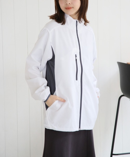 United Athle（ユナイテッドアスレ）の「【United Athle】マイクロリップストップ スタンド ジャケット（裏地付) 撥水・防風 7068（ナイロンジャケット・メンズ・ライム/レッド/ホワイト/ウッドランド/ネイビー/ブラック/ブルー/シルバー/オレンジ・XXL/L/M/S/XL）」の15枚目の写真