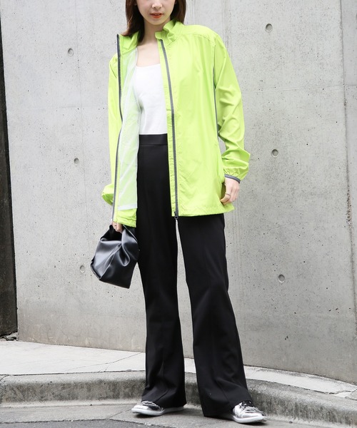 United Athle（ユナイテッドアスレ）の「【United Athle】マイクロリップストップ スタンド ジャケット（裏地付) 撥水・防風 7068（ナイロンジャケット・メンズ・ライム/レッド/ホワイト/ウッドランド/ネイビー/ブラック/ブルー/シルバー/オレンジ・XXL/L/M/S/XL）」の21枚目の写真