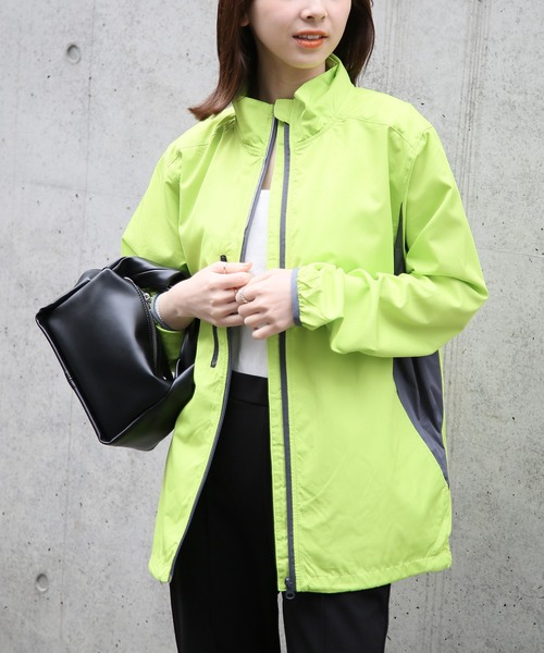 United Athle（ユナイテッドアスレ）の「【United Athle】マイクロリップストップ スタンド ジャケット（裏地付) 撥水・防風 7068（ナイロンジャケット・メンズ・ライム/レッド/ホワイト/ウッドランド/ネイビー/ブラック/ブルー/シルバー/オレンジ・XXL/L/M/S/XL）」の19枚目の写真