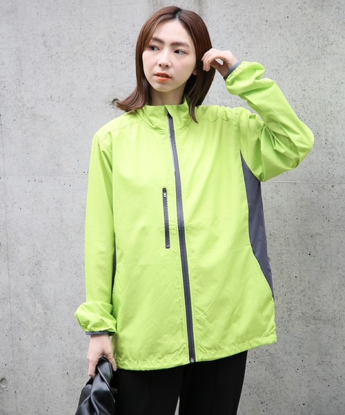 United Athle（ユナイテッドアスレ）の「【United Athle】マイクロリップストップ スタンド ジャケット（裏地付) 撥水・防風 7068（ナイロンジャケット・メンズ・ライム/レッド/ホワイト/ウッドランド/ネイビー/ブラック/ブルー/シルバー/オレンジ・XXL/L/M/S/XL）」の20枚目の写真