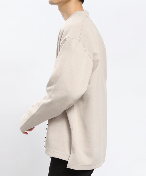 GLOBAL WORK Smile Seed Store（グローバルワーク スマイルシードストア）の「ダブルフェイスボタンレスカーデ/984175（カーディガン/ボレロ・メンズ・ブラック/ネイビー/ベージュ・X-LARGE/MEDIUM/LARGE/SMALL）」の20枚目の写真