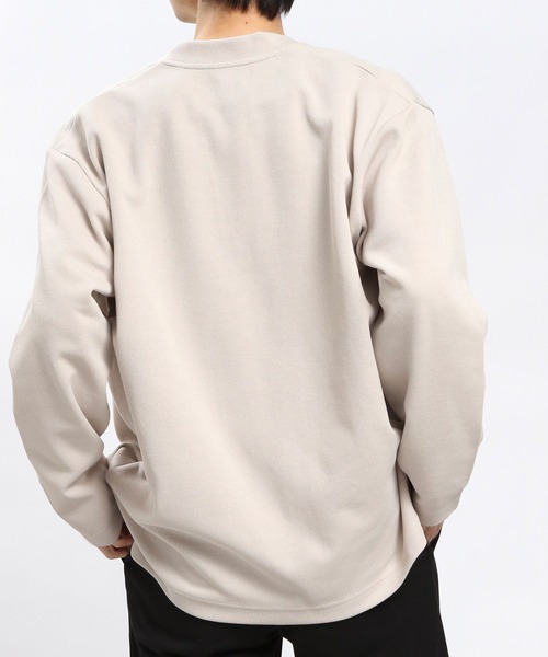 GLOBAL WORK Smile Seed Store（グローバルワーク スマイルシードストア）の「ダブルフェイスボタンレスカーデ/984175（カーディガン/ボレロ・メンズ・ブラック/ネイビー/ベージュ・X-LARGE/MEDIUM/LARGE/SMALL）」の21枚目の写真