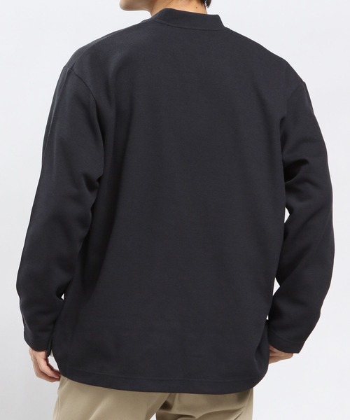 GLOBAL WORK Smile Seed Store（グローバルワーク スマイルシードストア）の「ダブルフェイスボタンレスカーデ/984175（カーディガン/ボレロ・メンズ・ブラック/ネイビー/ベージュ・X-LARGE/MEDIUM/LARGE/SMALL）」の16枚目の写真