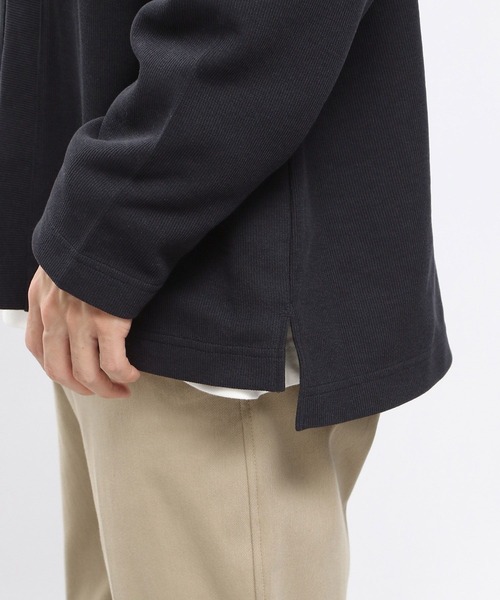 GLOBAL WORK Smile Seed Store（グローバルワーク スマイルシードストア）の「ダブルフェイスボタンレスカーデ/984175（カーディガン/ボレロ・メンズ・ブラック/ネイビー/ベージュ・X-LARGE/MEDIUM/LARGE/SMALL）」の17枚目の写真