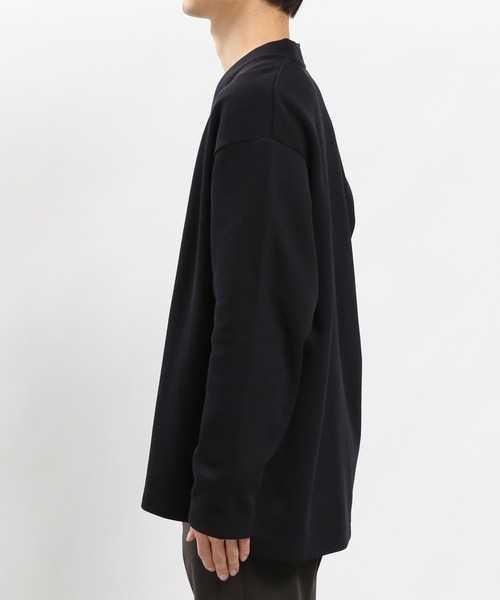 GLOBAL WORK Smile Seed Store（グローバルワーク スマイルシードストア）の「ダブルフェイスボタンレスカーデ/984175（カーディガン/ボレロ・メンズ・ブラック/ネイビー/ベージュ・X-LARGE/MEDIUM/LARGE/SMALL）」の7枚目の写真