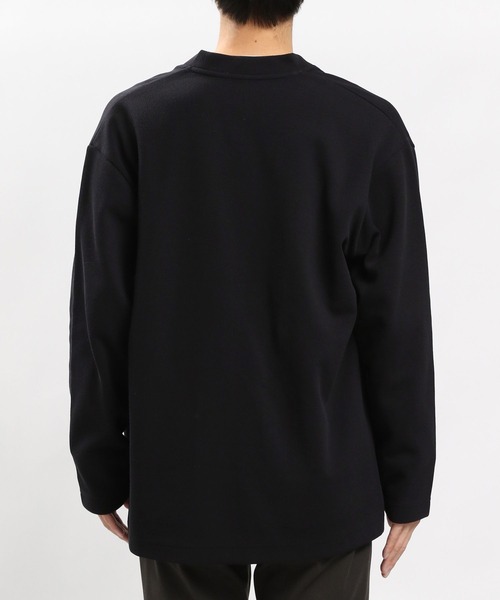 GLOBAL WORK Smile Seed Store（グローバルワーク スマイルシードストア）の「ダブルフェイスボタンレスカーデ/984175（カーディガン/ボレロ・メンズ・ブラック/ネイビー/ベージュ・X-LARGE/MEDIUM/LARGE/SMALL）」の8枚目の写真