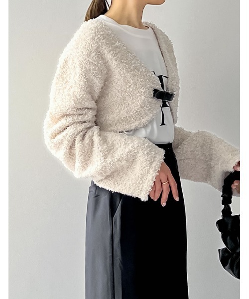 セール】[2024SS COLLECTION]リボンテープヤーンベルトデザイン