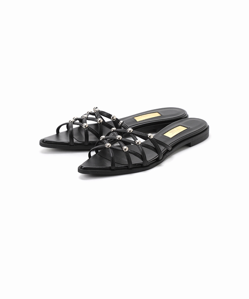 GRISE(グリーズ)の「GRISE EDGEメッシュスタッズミュールサンダル(サンダル・レディース・ブラック系その他/ホワイト/ベージュ・SMALL/MEDIUM/LARGE/X-LARGE)」の13枚目の写真